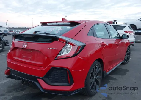 2018 Honda Civic Sport z USA, uszkodzony, nr VIN SHHFK7G47JU215558